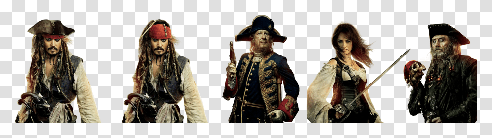 Pirates Of The Caribbean Images, Person, Sleeve, Costume Transparent Png