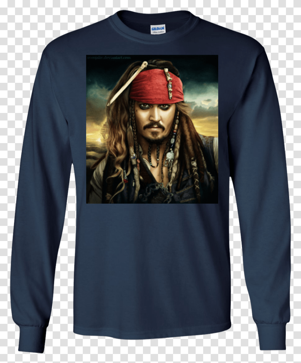 Pirates Of The Caribbean Johnny Depp Hoodies Sweatshirts Pirates Of The Caribbean, Sleeve, Apparel, Long Sleeve Transparent Png