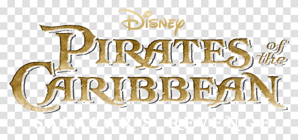 Pirates Of The Caribbean Logo, Alphabet, Word, Label Transparent Png