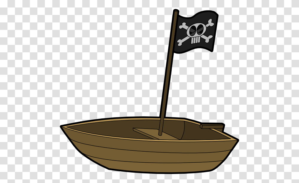Pirats Boat Clip Art Free Vector, Vehicle, Transportation, Rowboat, Dinghy Transparent Png