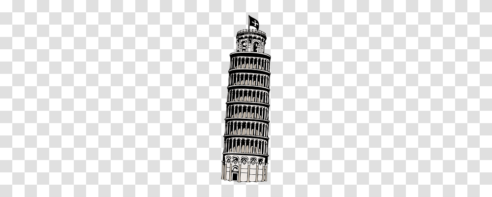 Pisa Tower Architecture, Building, Pillar, Column Transparent Png