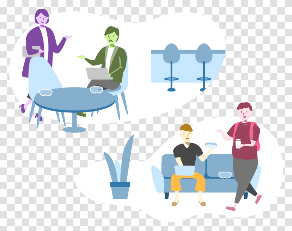 Pisces, Sitting, Person, Crowd, People Transparent Png