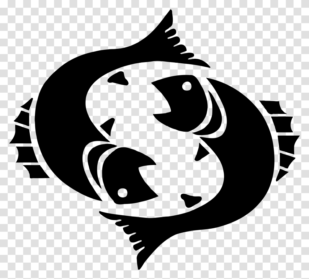 Pisces, Zodiac, Gray, World Of Warcraft Transparent Png