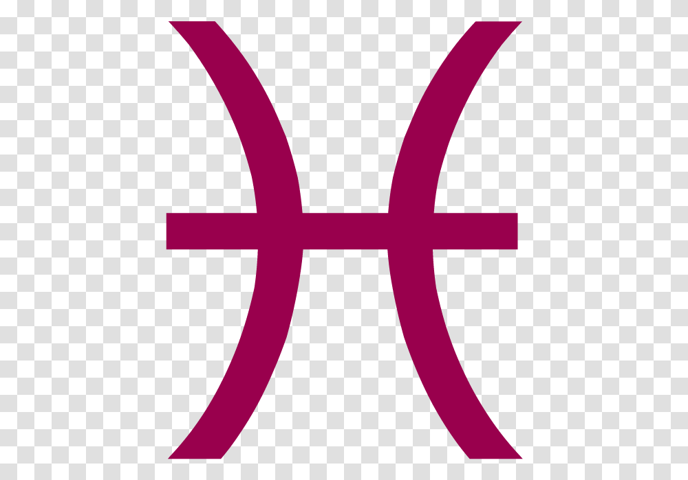 Pisces Zodiac Symbol, Cross, Plant, Weapon, Emblem Transparent Png