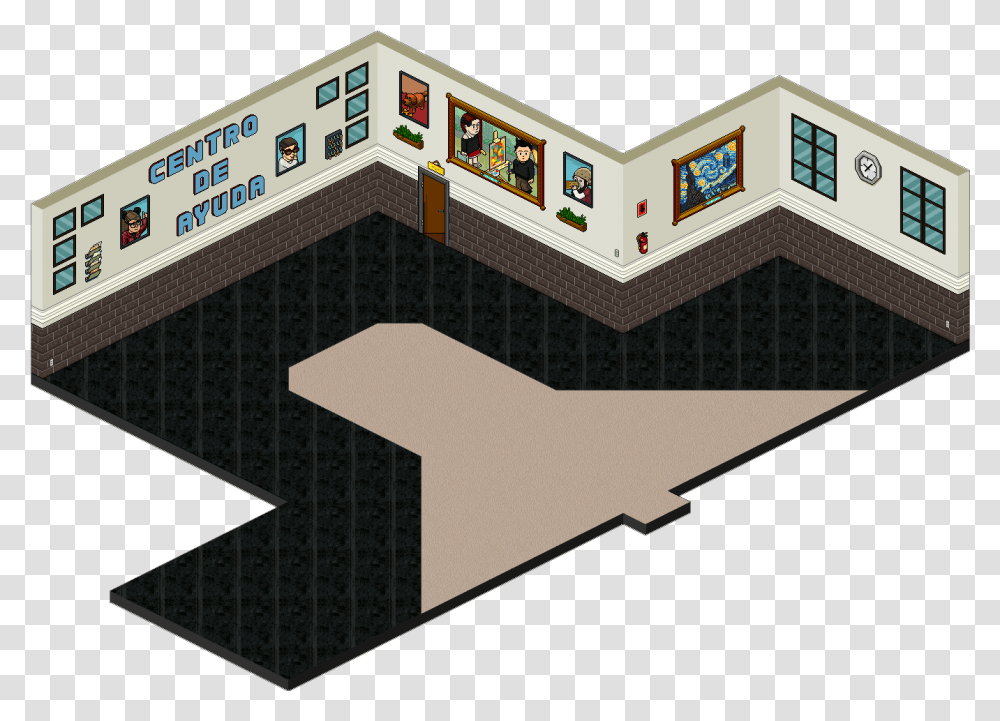Piso Listo Habbo Background Ad Mansion, Advertisement, Minecraft, Poster Transparent Png