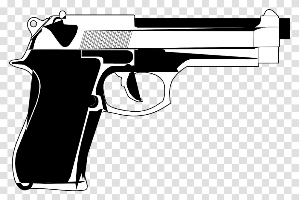 Pistol Clipart Animated Free Pistol Clipart, Gun, Weapon, Weaponry, Handgun Transparent Png