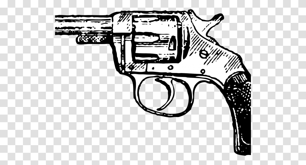 Pistol Clipart Gun Clipart Black And White, Handgun, Weapon, Weaponry, Sunglasses Transparent Png