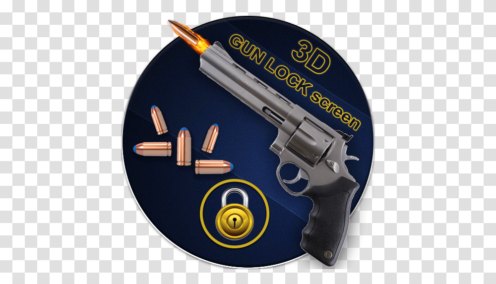 Pistol Gunshot Lock Screen Simulator Apps On Google Play Revolver, Weapon, Weaponry, Handgun, Ammunition Transparent Png