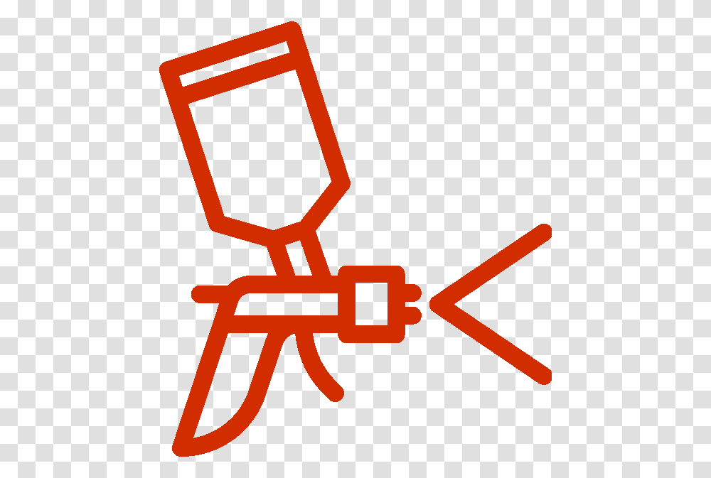 Pistola De Pintar Vector Clipart Download Car Paint Icon, Logo, Trademark, Maroon Transparent Png