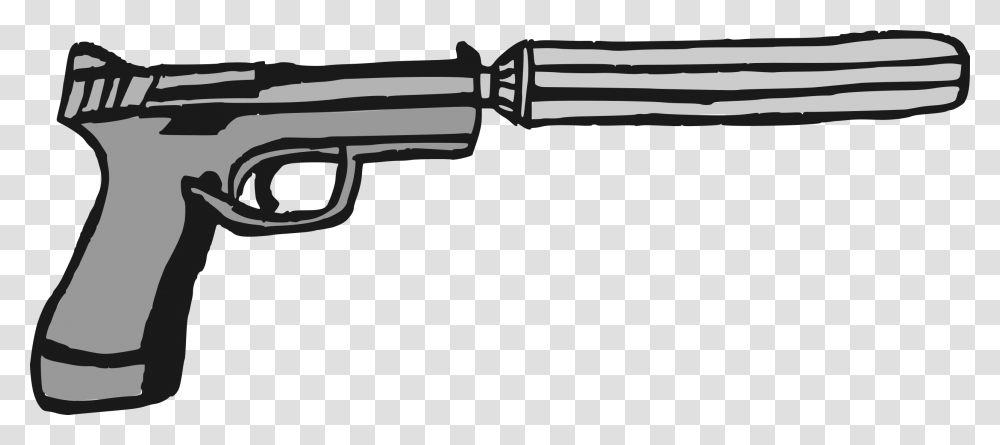 Pistols Clipart Comic Gun, Weapon, Weaponry, Handgun Transparent Png