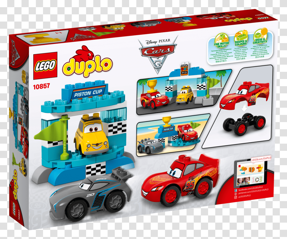 Piston Cup Race Lego Cars Piston Cup Duplo, Wheel, Machine, Vehicle, Transportation Transparent Png