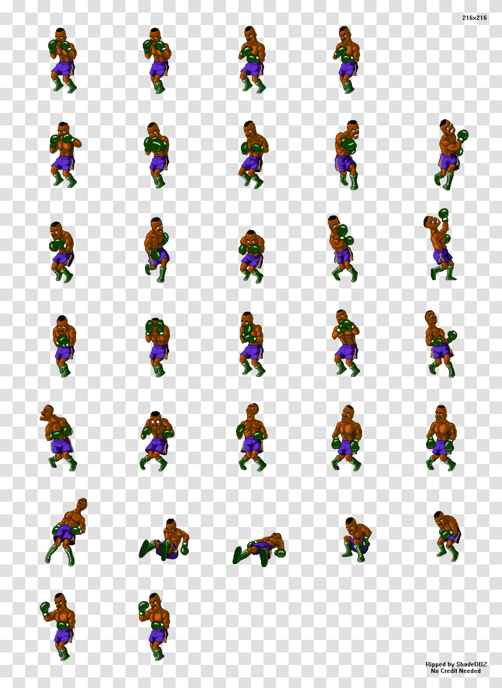 Piston Hurricane Sprite Sheetsuper Punch Out Punch Out Little Mac Sprite, Person, Human, Super Mario, Final Fantasy Transparent Png