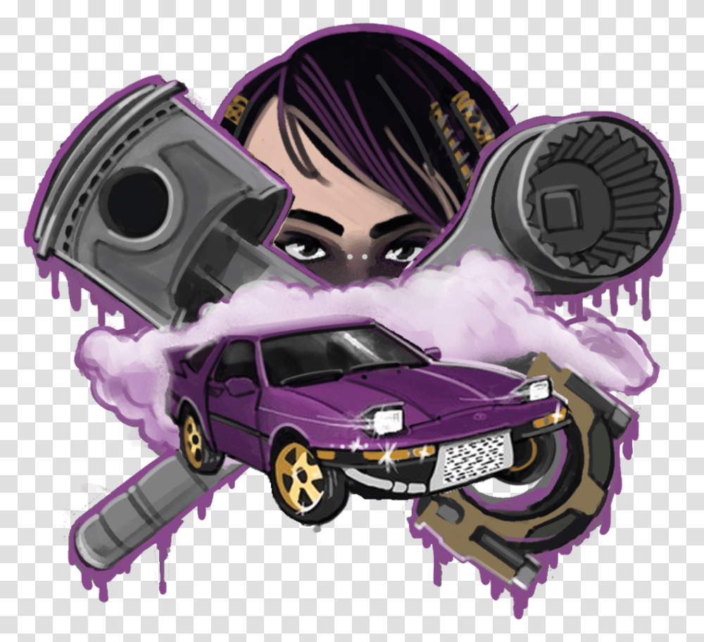 Pistons Pixiedust Custom Car, Graphics, Art, Helmet, Vehicle Transparent Png