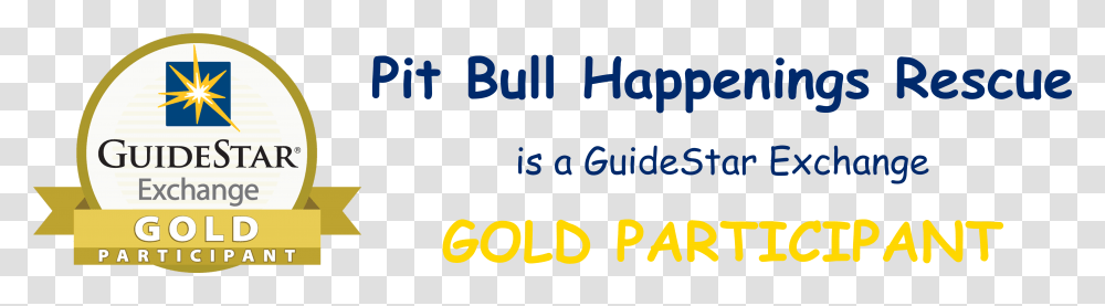 Pit Bull Happenings Rescue Is A Guidestar Exchange Guidestar, Alphabet, Word, Number Transparent Png