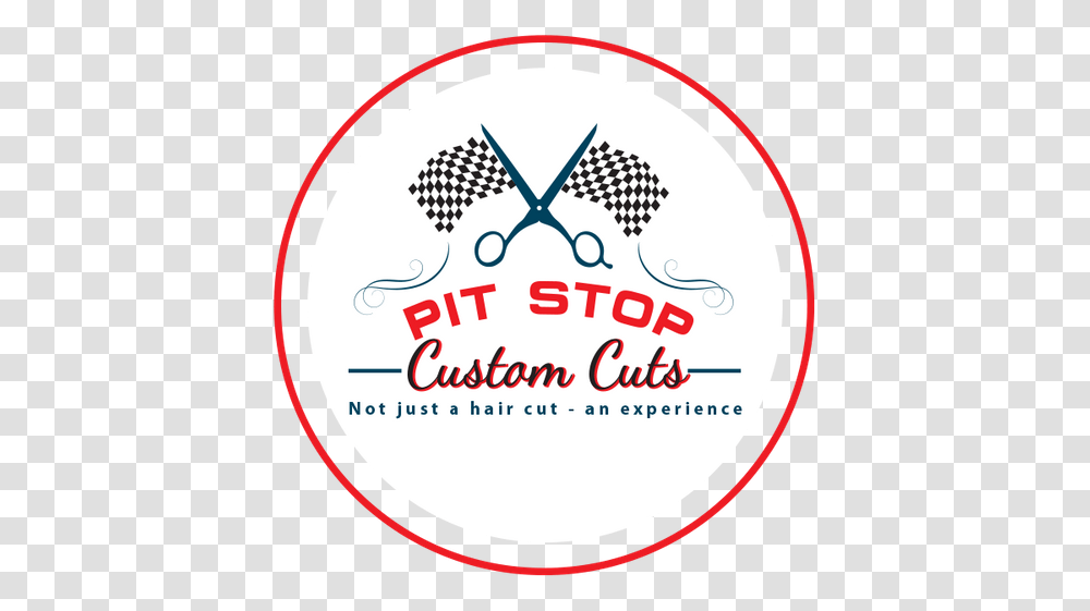 Pit Stop Custom Cuts Best Barber Shop Experience In Circle, Label, Text, Symbol, Logo Transparent Png