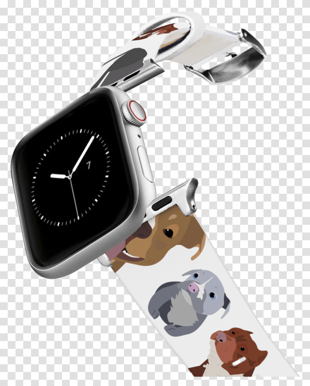 Pitbull Apple Watch Band Boston Terrier Apple Watch Band, Analog Clock, Alarm Clock, Blow Dryer, Appliance Transparent Png
