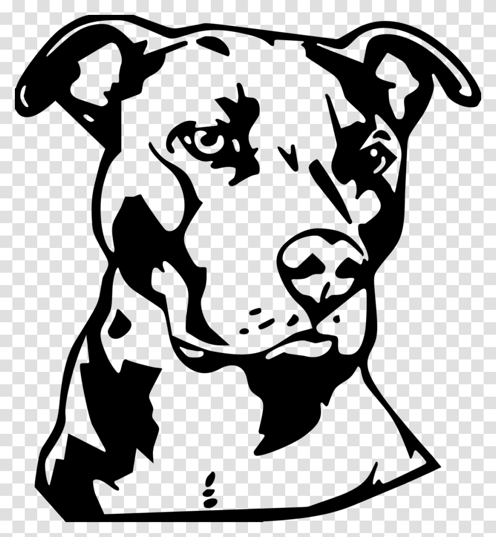 Pitbull Clipart Black And White, Gray, World Of Warcraft Transparent Png