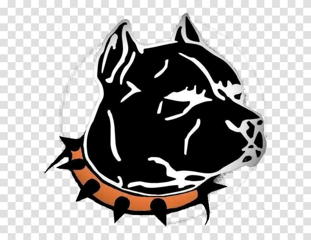 Pitbull Clipart Football Free American Bully Head Logo, Stencil, Wasp, Bee, Insect Transparent Png