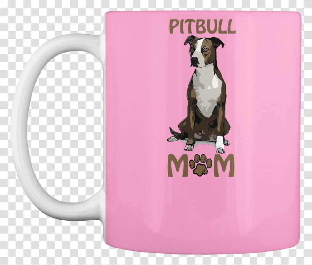 Pitbull Mom Mug Tshirt Dog Love Tees Staffordshire Bull Terrier, Coffee Cup, Pet, Canine, Animal Transparent Png