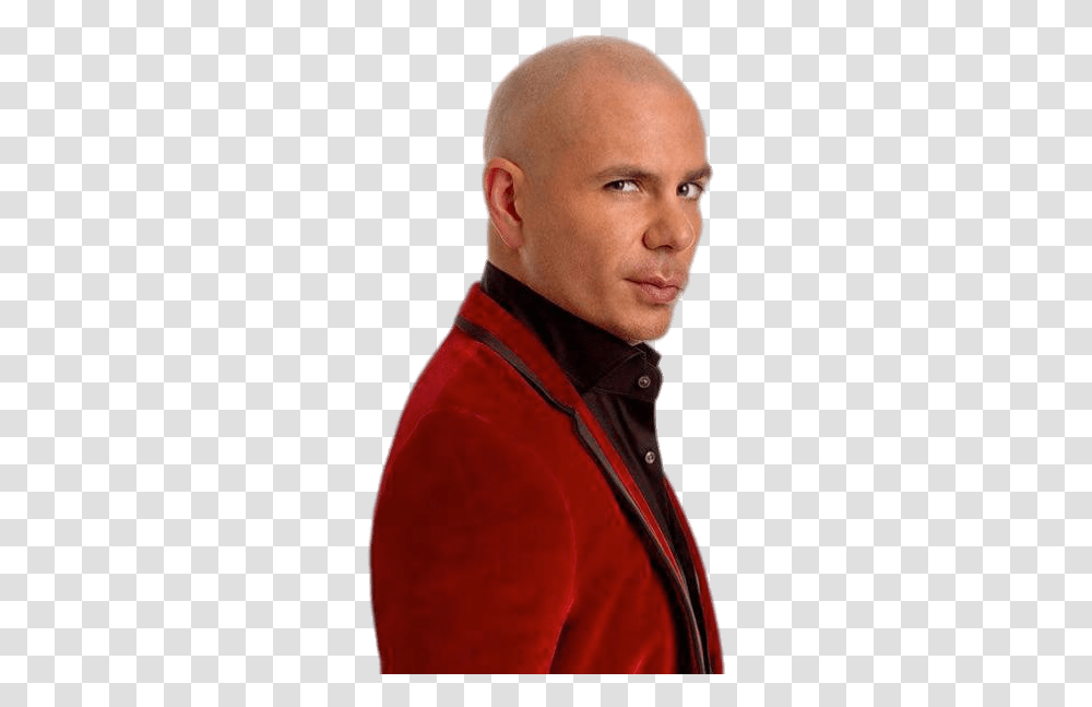 Pitbull Red Vest Pitbull Mr Worldwide, Face, Person, Jacket Transparent Png