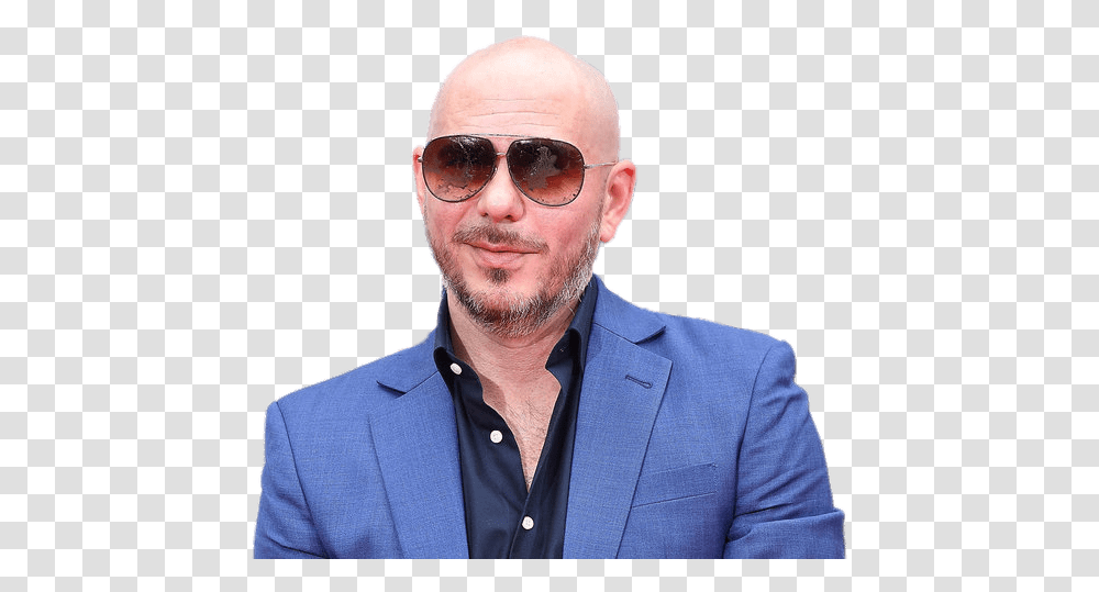 Pitbull With Beard Pitbull Rapper With Beard, Person, Human, Sunglasses, Accessories Transparent Png