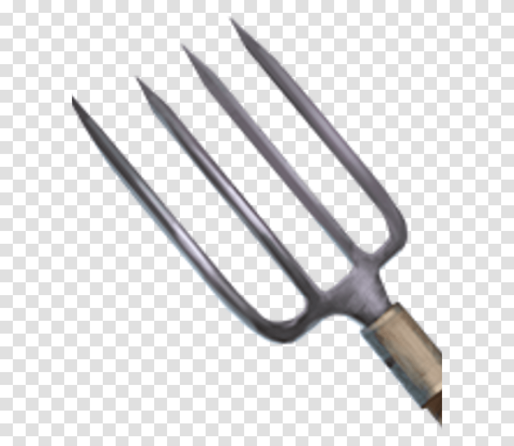 Pitchfork Knife, Spear, Weapon, Weaponry, Cutlery Transparent Png