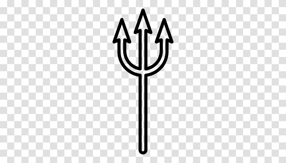 Pitchfork, Trident, Emblem, Spear Transparent Png