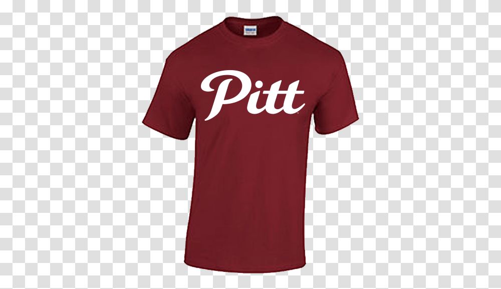 Pitt Script Glam Tee Active Shirt, Apparel, T-Shirt, Sleeve Transparent Png