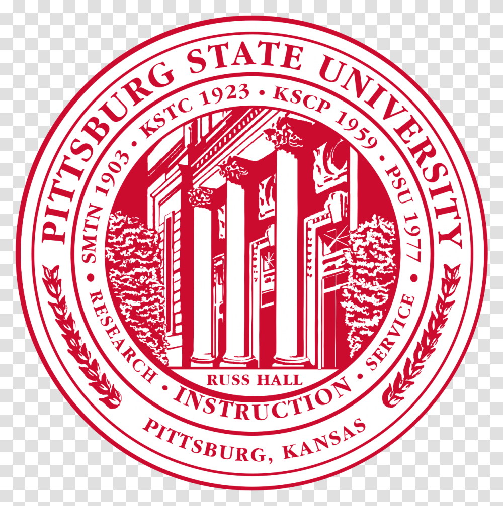 Pittsburg State University Pittsburg State University Seal, Logo, Trademark, Badge Transparent Png