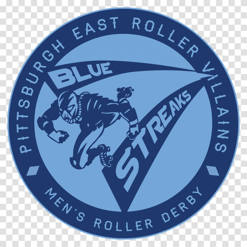 Pittsburgh Blue Streaks, Logo, Label Transparent Png