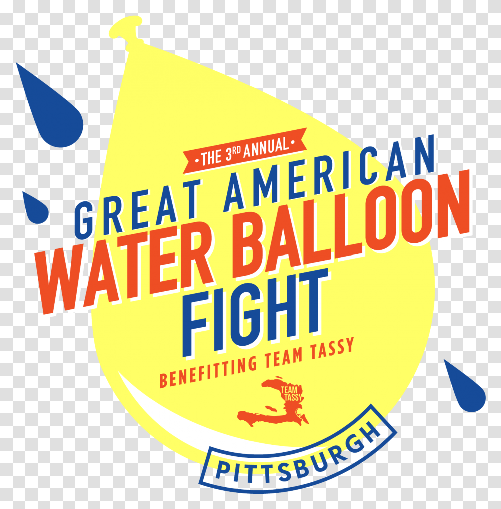 Pittsburgh Great American Water Balloon Fight Water Balloon Fight, Clothing, Text, Label, Paper Transparent Png