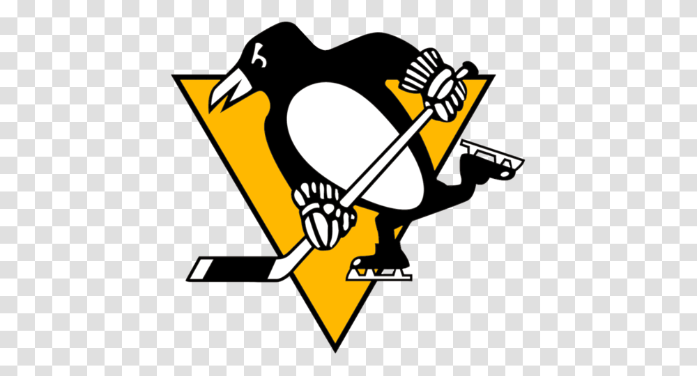 Pittsburgh Penguins Logo, Silhouette, Cleaning, Stork, Bird Transparent Png
