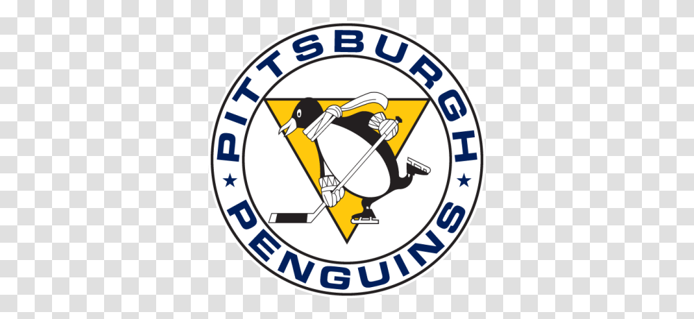 Pittsburgh Penguins Logo, Emblem, Trademark, Label Transparent Png