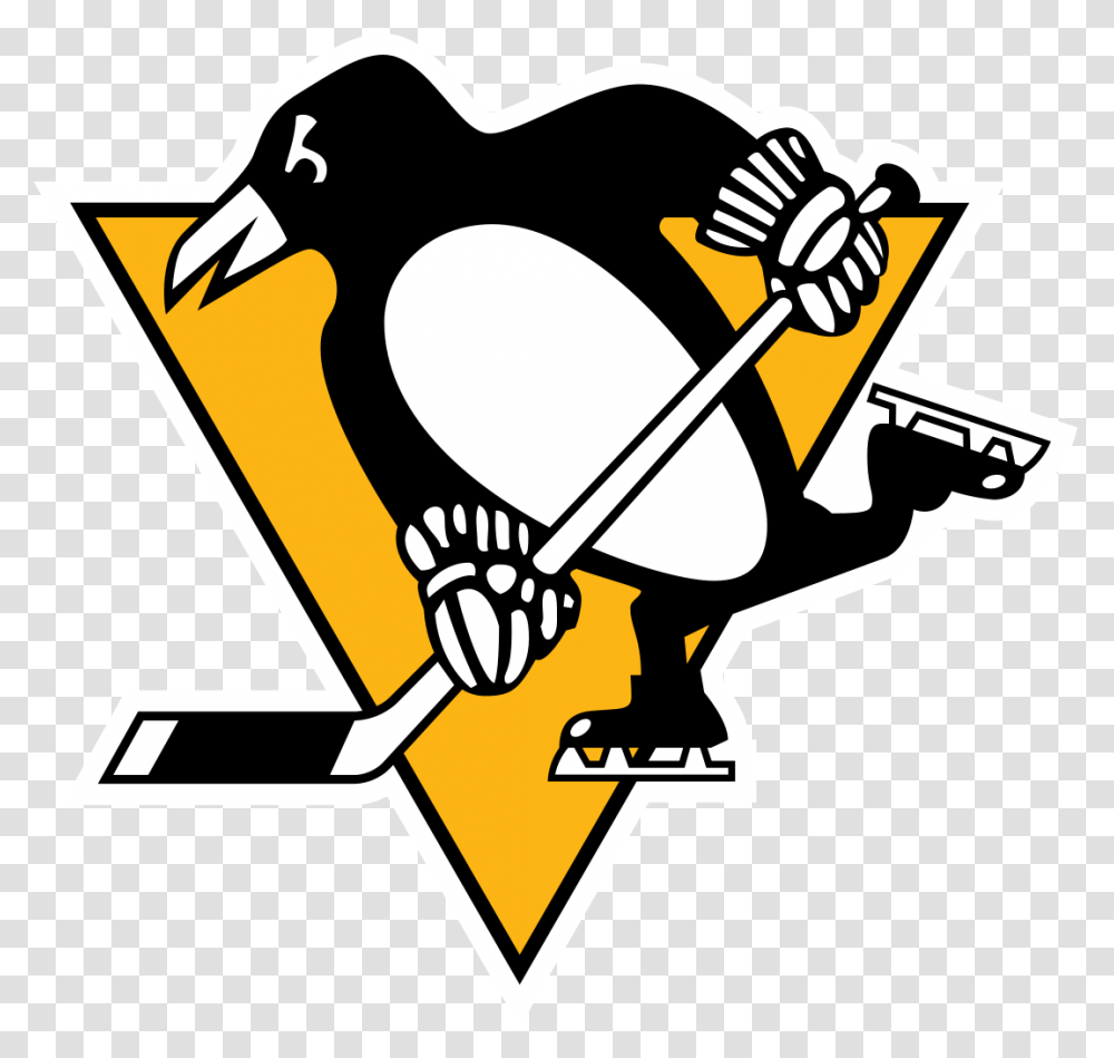 Pittsburgh Penguins Logo, Silhouette, Stencil, Cleaning Transparent Png