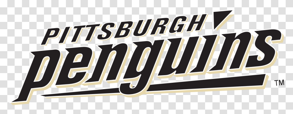 Pittsburgh Penguins Logo Text, Label, Word, Alphabet Transparent Png