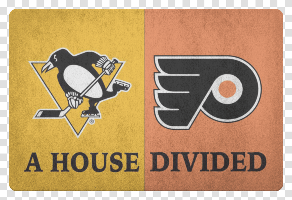 Pittsburgh Penguins Philadelphia Flyers Welcome Doormat Nation Divided Civil War Transparent Png