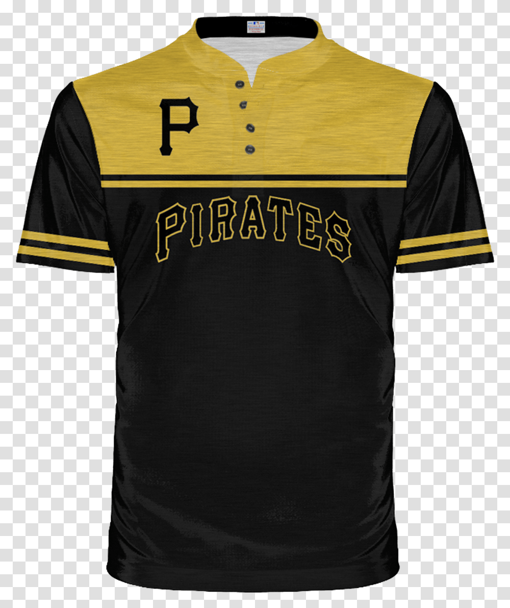 Pittsburgh Pirates Henley Short Sleeve, Clothing, Apparel, Shirt, Jersey Transparent Png