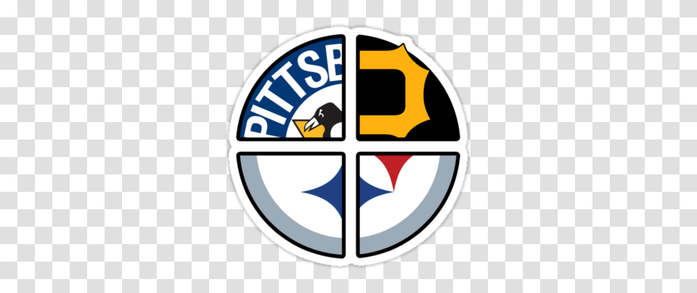 Pittsburgh Pro Sports Steelers Pirates And Penguins All In One, Logo, Trademark, Bird Transparent Png