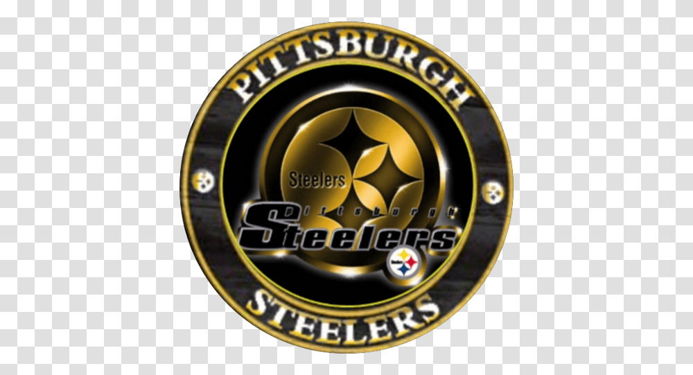 Pittsburgh Steelers Happy Birthday Badge, Logo, Symbol, Trademark, Disk Transparent Png