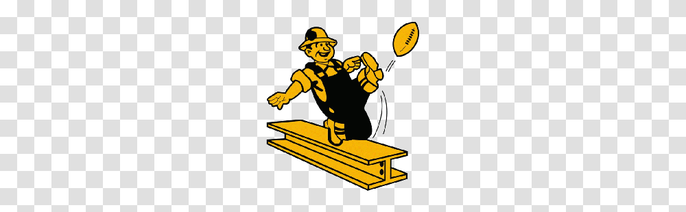 Pittsburgh Steelers Logo Free Download Clip Art, Person, Human, Fireman, Carpenter Transparent Png