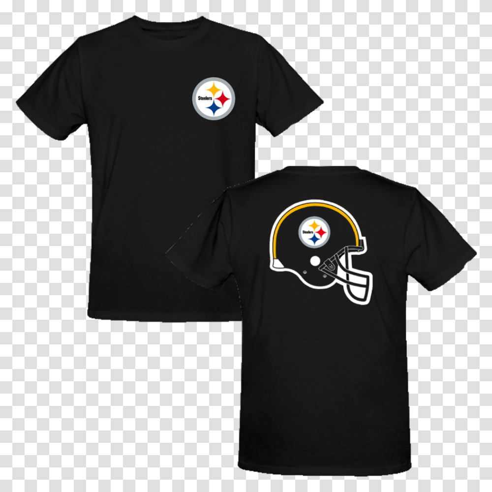 Pittsburgh Steelers Majestic Nfl Helmet Logo Minnesota Vikings, Apparel, T-Shirt, Sleeve Transparent Png