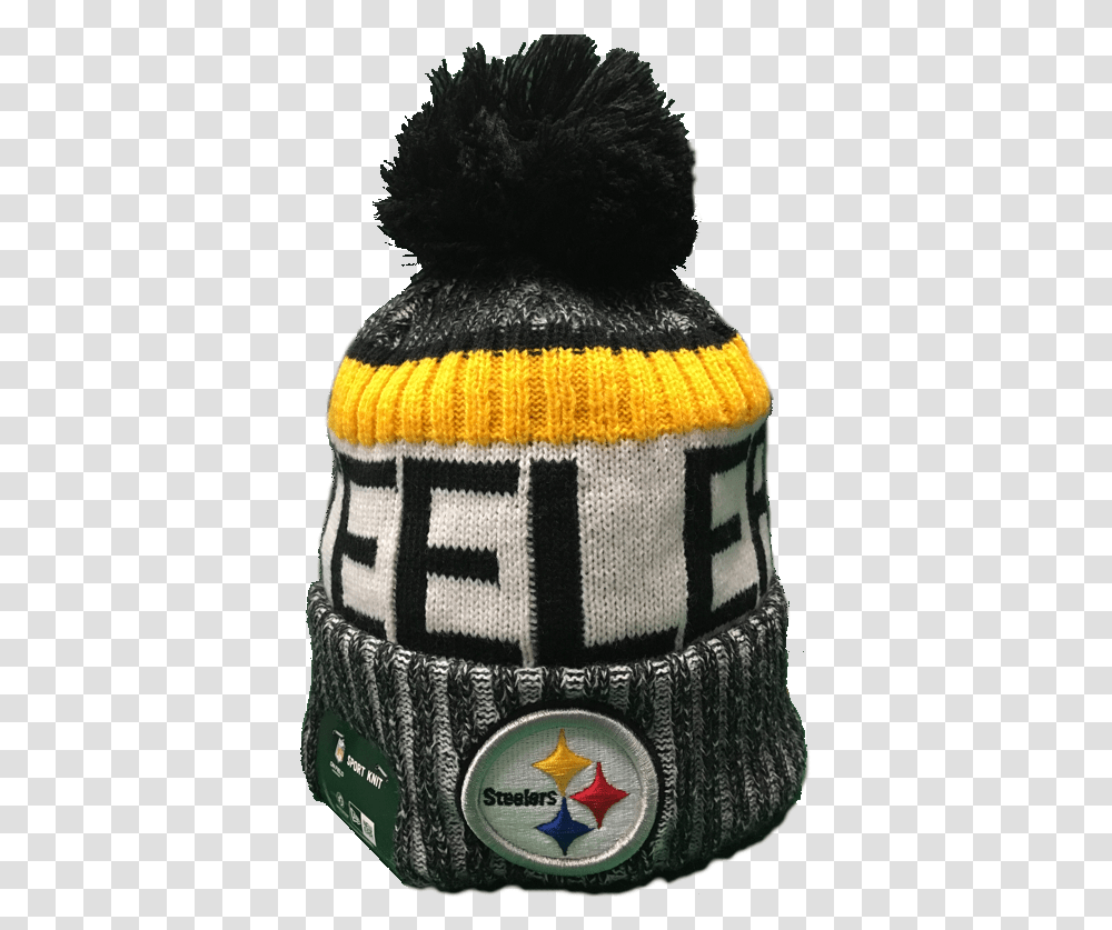 Pittsburgh Steelers Nfl 17 Sideline Pom Toque Knit Cap, Clothing, Apparel, Knitting, Beanie Transparent Png