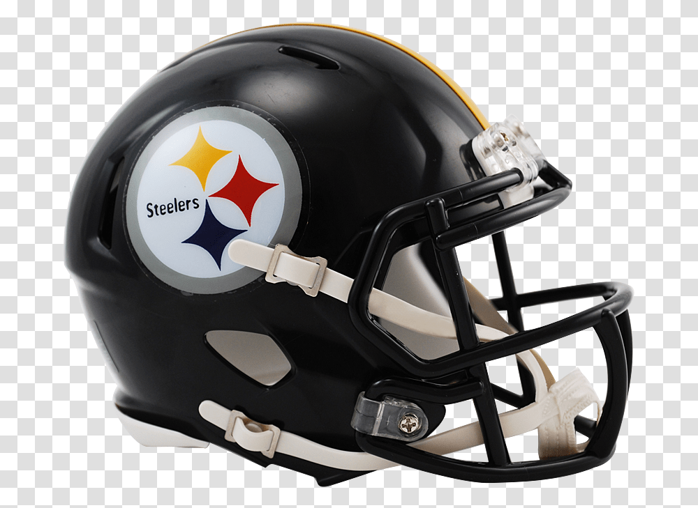 Pittsburgh Steelers Speed Mini Helmet Texans Football Helmet, Apparel, American Football, Team Sport Transparent Png