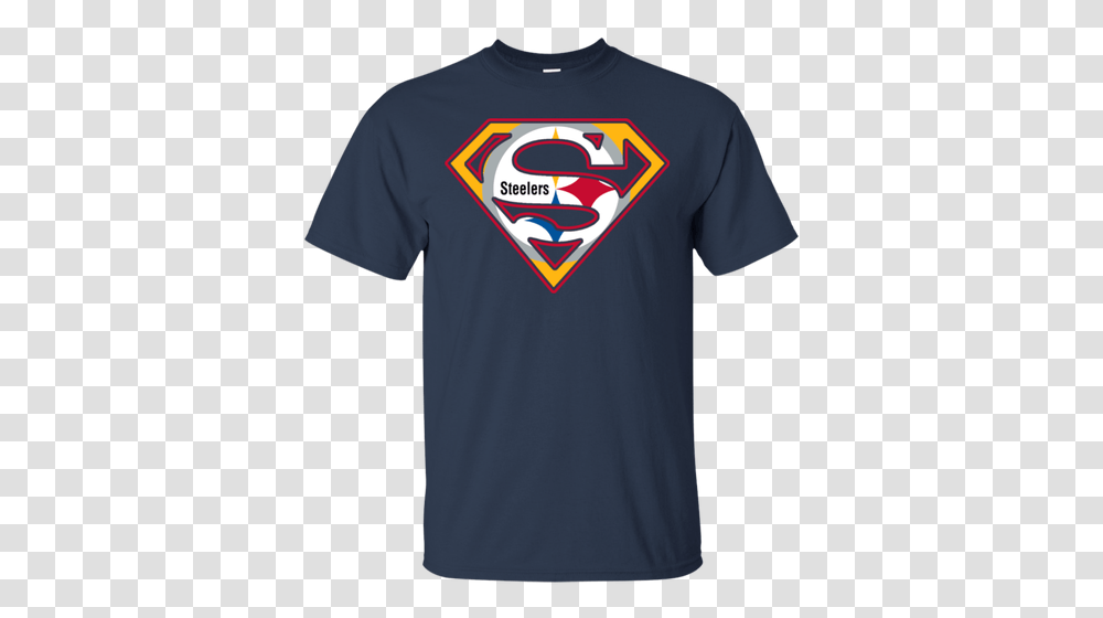 Pittsburgh Steelers Superman Logo T Anime Freak T Shirt, Clothing, Apparel, T-Shirt, Symbol Transparent Png
