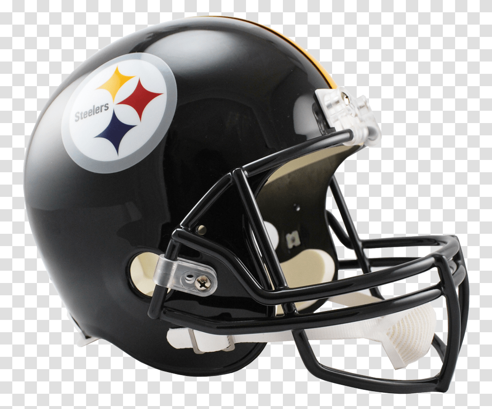 Pittsburgh Steelers Vsr4 Replica Helmet Philadelphia Eagles Helmet, Apparel, Football Helmet, American Football Transparent Png
