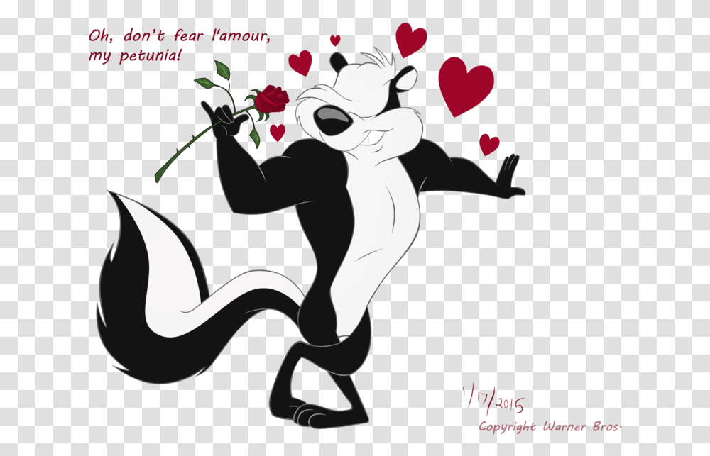 Pitu Le Pew And Sylvester, Animal, Wildlife, Cupid, Amphibian Transparent Png