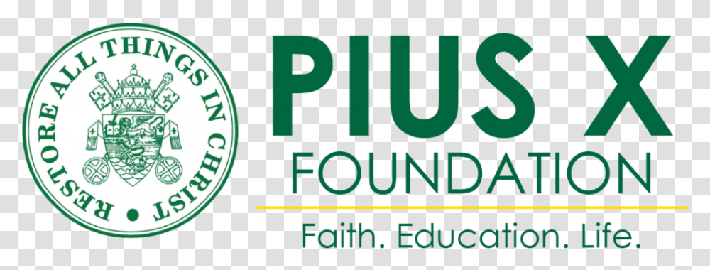 Pius X Lincoln Ne Logo, Word, Alphabet, Label Transparent Png