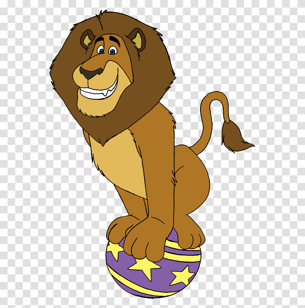 Pix For Circus Lion Cartoon Alex The Lion Circus, Mammal, Animal, Wildlife, Rodent Transparent Png