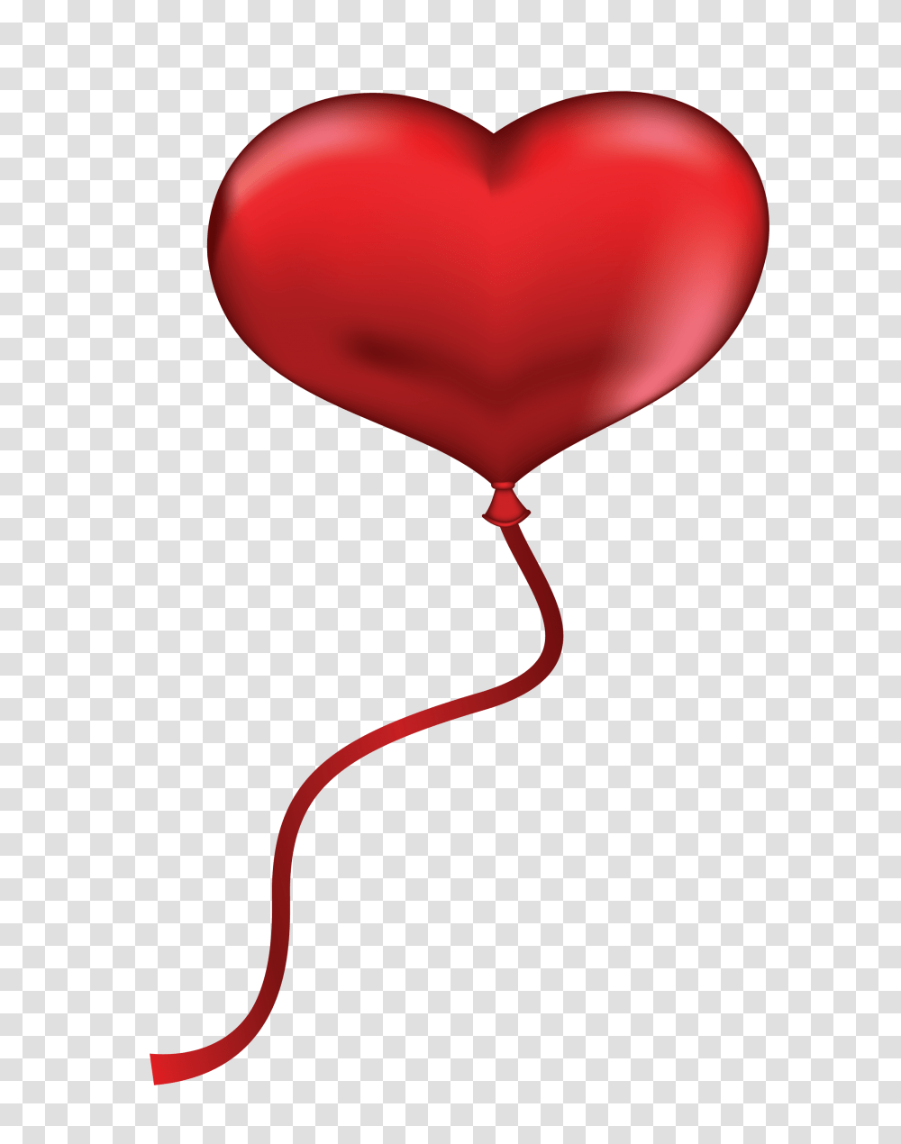 Pix For Gt Red Heart Outline Black Celebration, Balloon Transparent Png