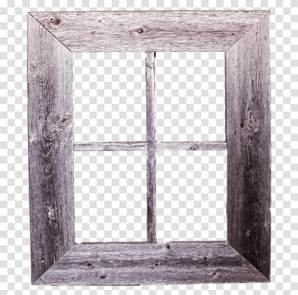 Pix Size Window Wood Rustic Wooden Frame, Picture Window, Brick Transparent Png